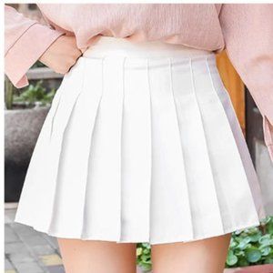Pleated Mini Skirt